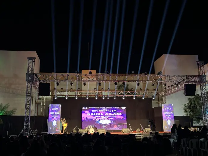 led wall and sound system on rent